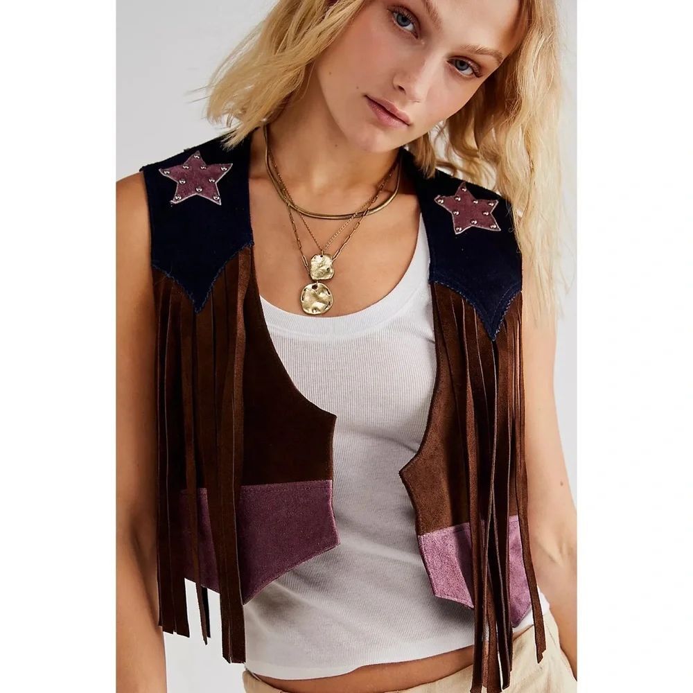 Free People American Woman Vest